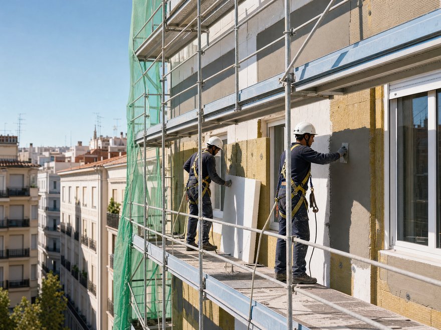Rehabilitación de fachadas en Madrid