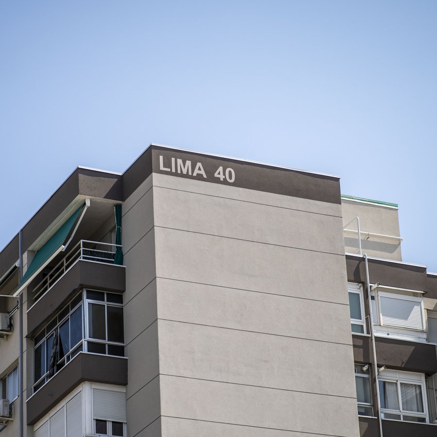 Esquina del edificio Lima 40 rehabilitado