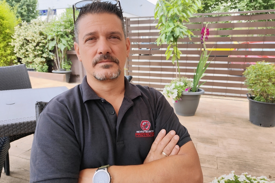 David Tajuelo, fundador de Revestimientos Proyecton