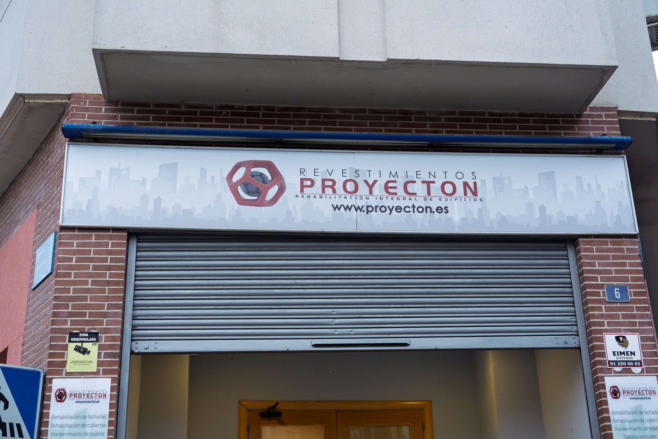 Rehabilitación de fachada ejecutada por Proyecton